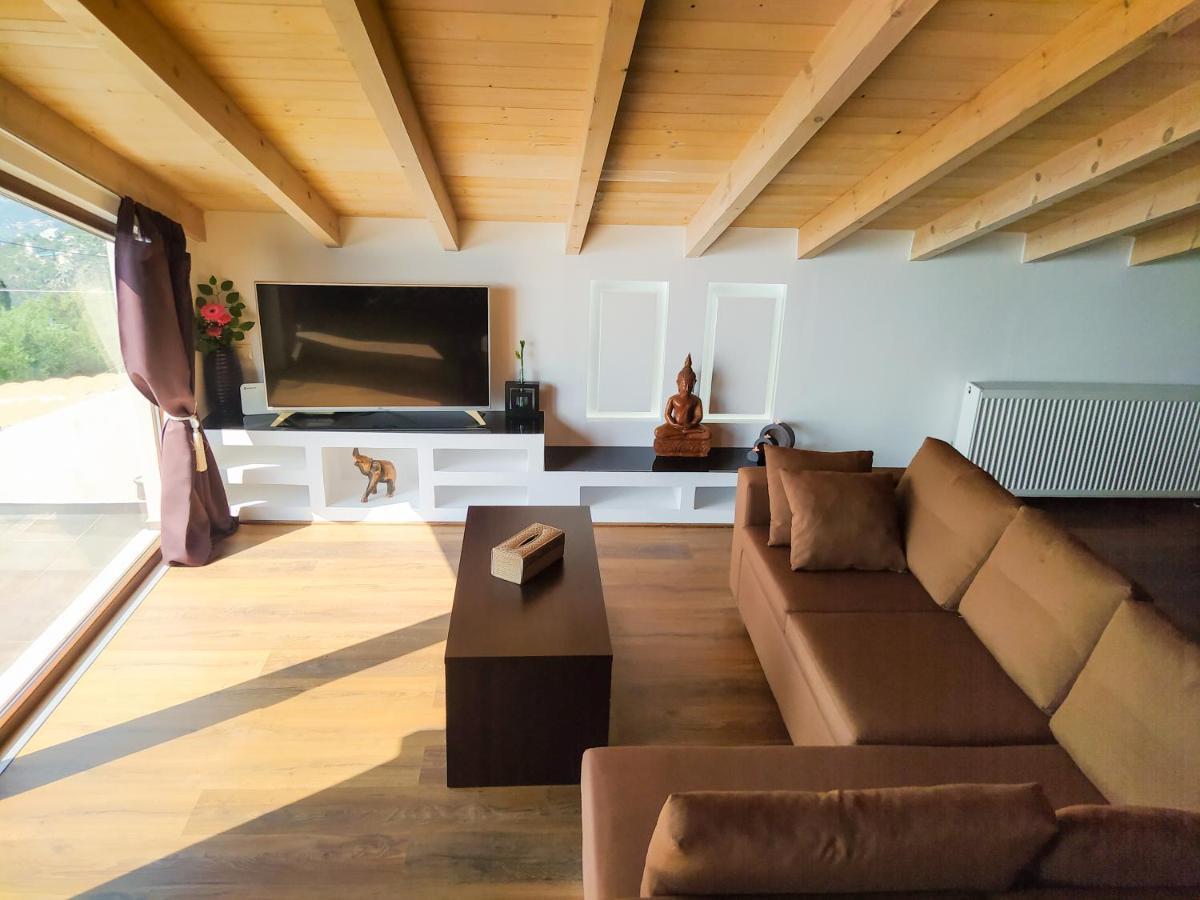 Blue Sky Loft By Corfuescapes Lägenhet Spartylas Exteriör bild